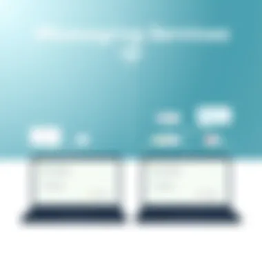 Comparison of Messaging Services A diagram showing the comparison between WiFi messaging and traditional messaging services