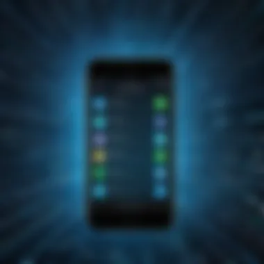 Privacy Concerns in Calling Applications Conceptual image showcasing privacy concerns related to calling apps