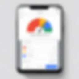 An engaging interface of Google's typing test showcasing real-time performance feedback.
