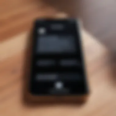 Discovering Hidden Messages in iPhone Settings iPhone settings interface for revealing hidden messages