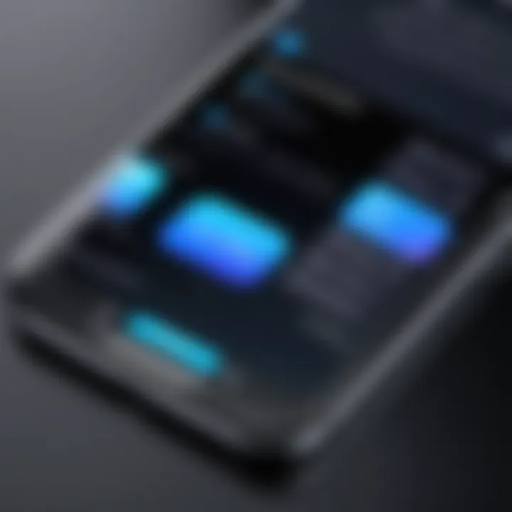 Privacy features on iOS for message management