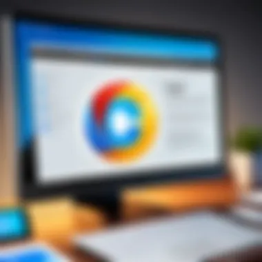 User Experience with Internet Explorer User interface of Internet Explorer on desktop