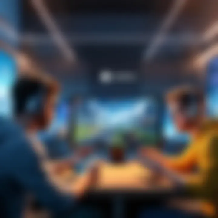 An engaging visual showing the impact of gaming on social interaction.