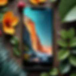 Aesthetic iPhone background showcasing nature's beauty