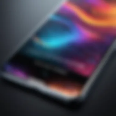 Dynamic Live Wallpaper Experience Close-up view of a dynamic live wallpaper in action