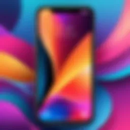 Stunning iPhone Live Wallpaper showcasing vibrant colors