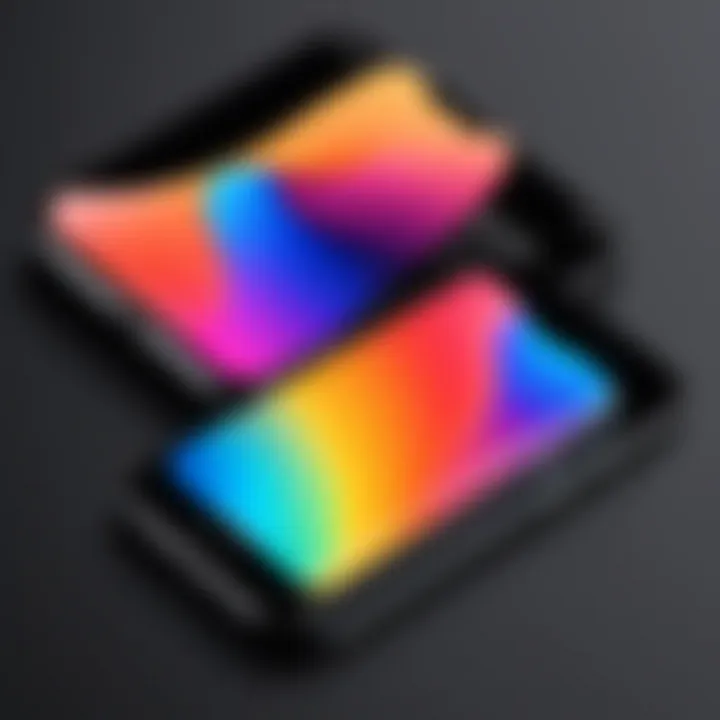 Visual representation of consumer preferences for iPhone colors