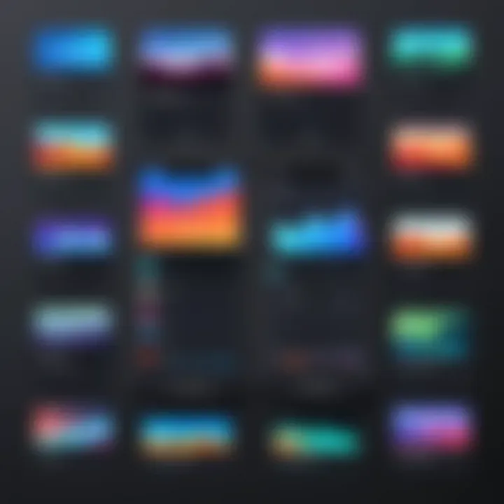 Comparison of features across various video editing apps