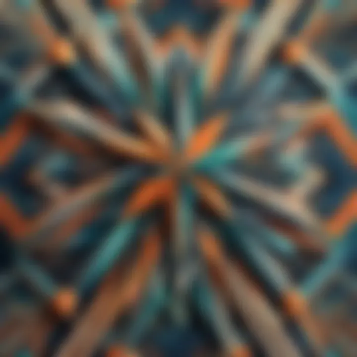 Customizable iPhone wallpaper with geometric patterns