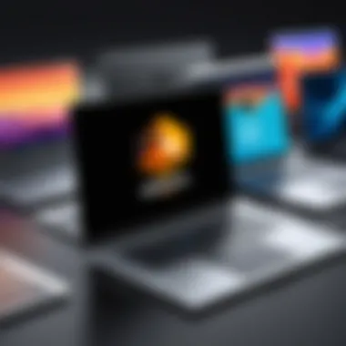 Trends in laptop designs and functionalities over the years.