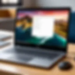 A Chromebook showcasing Linux desktop environment.