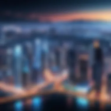 Dynamic Night Cityscape Live Action Wallpaper Dynamic cityscape Live action wallpaper at night