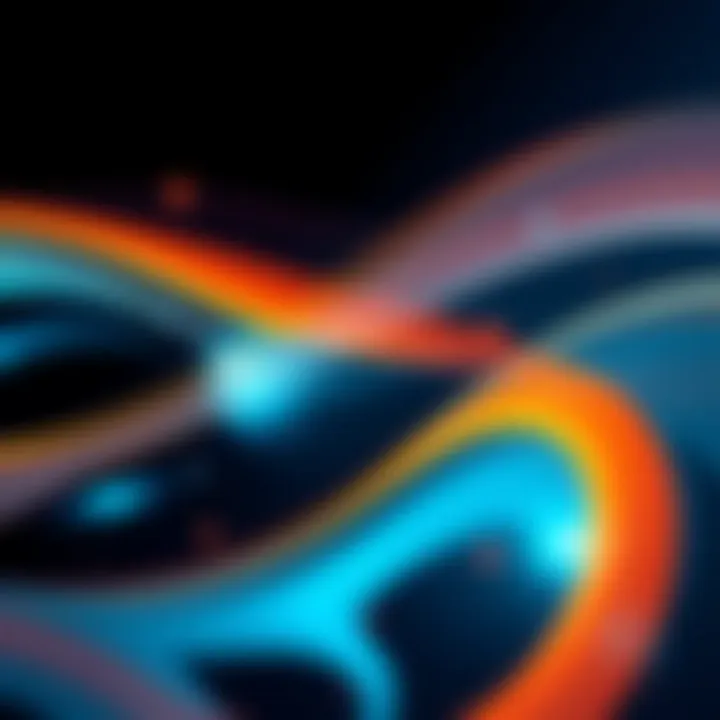 Dynamic abstract patterns representing creativity