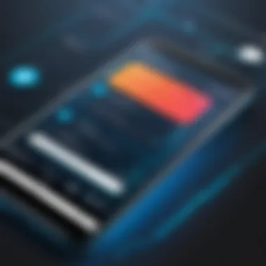 Trends in Messaging Technology A futuristic design representing trends in messaging technology