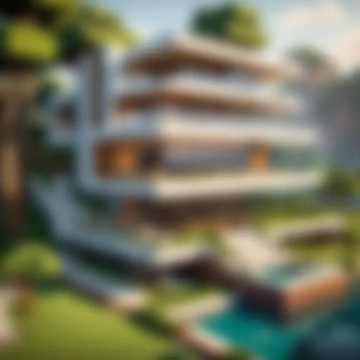 Architectural designs in Minecraft