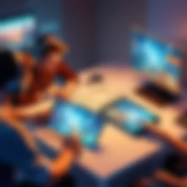 Building Connections Through Communication Friends communicating during a multiplayer game