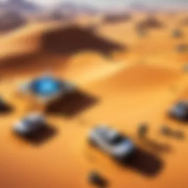 Emerging Trends in Multiplayer Sandbox Gaming A futuristic depiction of emerging trends in sandbox multiplayer gaming.