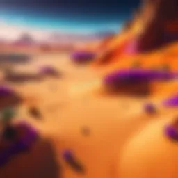 A vibrant virtual landscape showcasing a multiplayer sandbox environment.