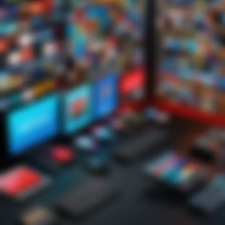 Visual representation of the streaming industry landscape