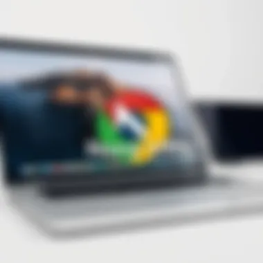 Nord VPN Integration with Chromebook Nord VPN logo with a Chromebook in the background