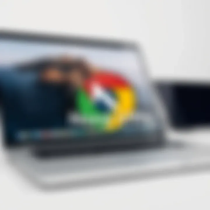 Nord VPN Integration with Chromebook Nord VPN logo with a Chromebook in the background