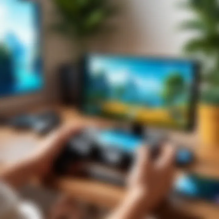 Relaxing offline game with soothing graphics and calming gameplay