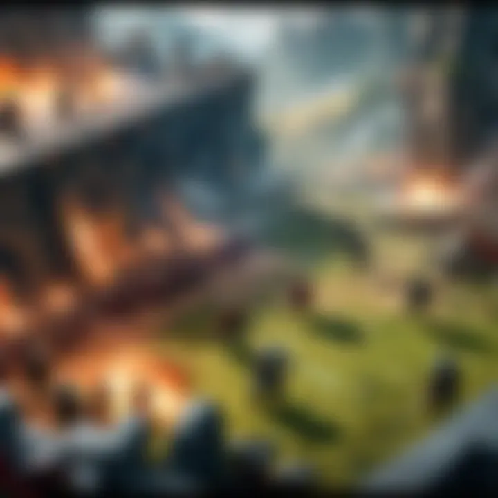 A screenshot of an engaging battle sequence in an offline RPG
