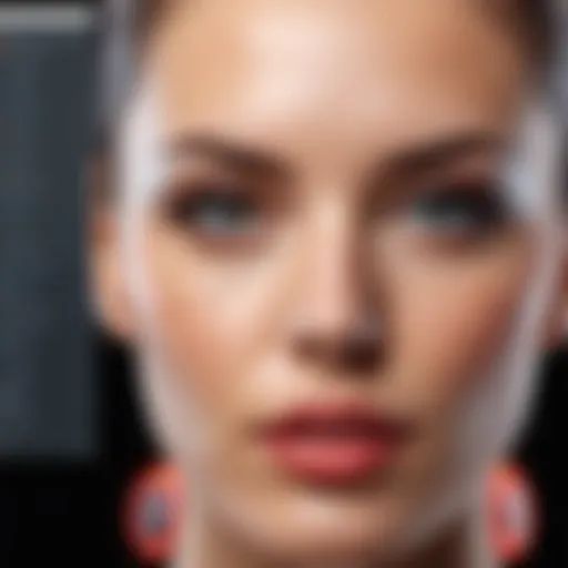 A close-up of a digital editing software interface showcasing face manipulation tools.