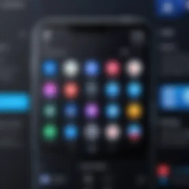 User Interface Overview of PlayStation App User interface of the PlayStation app showcasing its main features