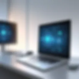 An abstract representation of remote access technology