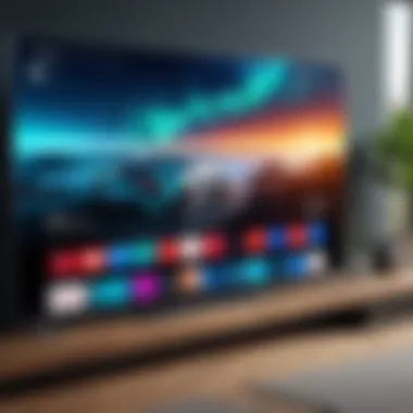 Intuitive Navigation of Smart TV Pro User interface of a Smart TV Pro with intuitive navigation