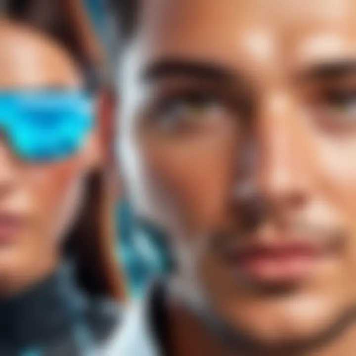 Futuristic depiction of advancements in face cropping technology