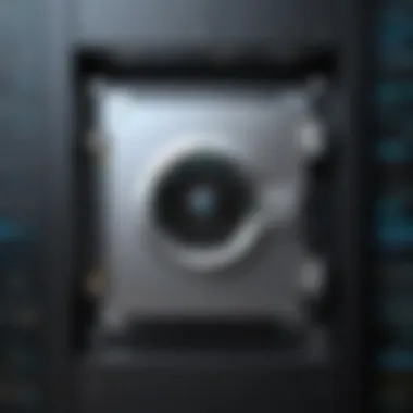 Digital Vault for Privacy A secure digital vault symbolizing media privacy