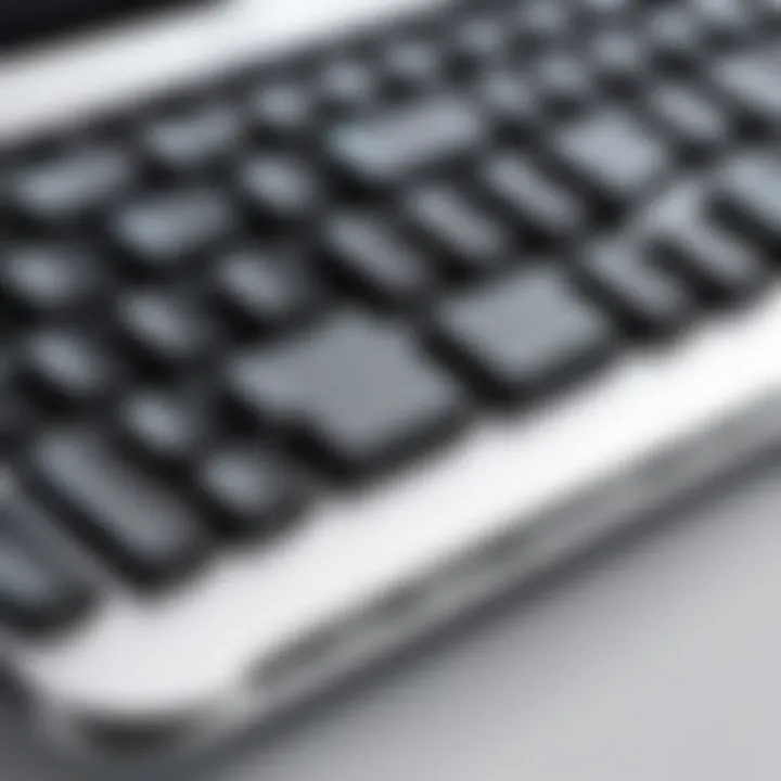 Compact and lightweight travel keyboard for iPad