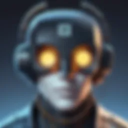 A dynamic interface of a Discord game bot showcasing features