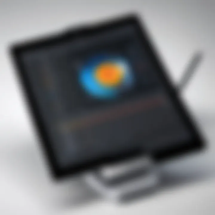 Comparison chart of drawing tablet software features