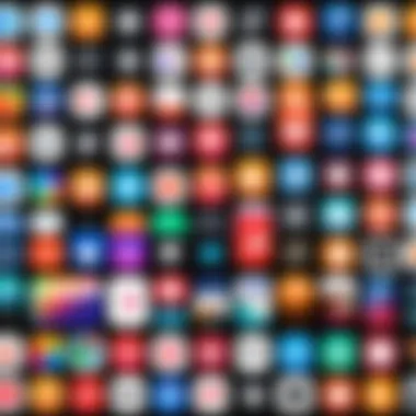 Popular Free Music Applications Logos A collage of popular music apps showcasing their logos.