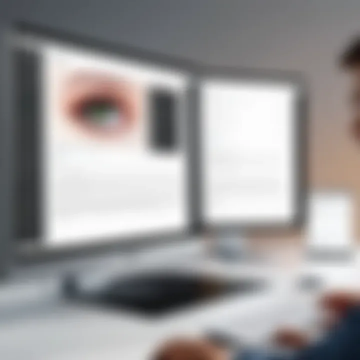 Screenshot of OCR technology in action