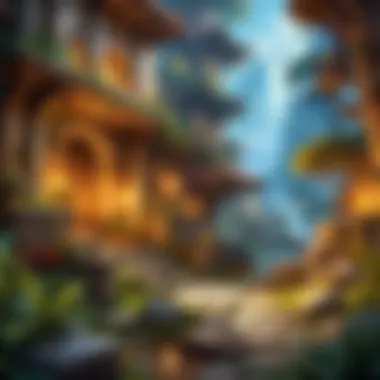 Visual Masterpiece in Gaming A stunning visual from a popular iOS RPG title