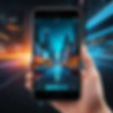 Creative Effects in Mobile Photo Editing Creative photo effects applied through a mobile app