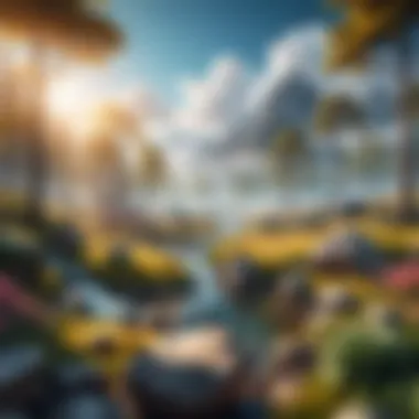 Immersive Virtual Landscapes A breathtaking virtual landscape in a Steam VR game