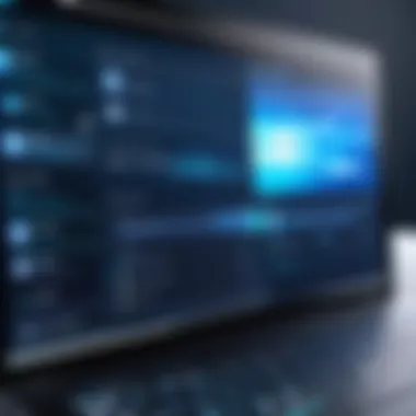 User interface of a leading backup software