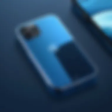 Serenity and Depth in Pacific Blue Deep Pacific Blue color of iPhone 12 Pro Max