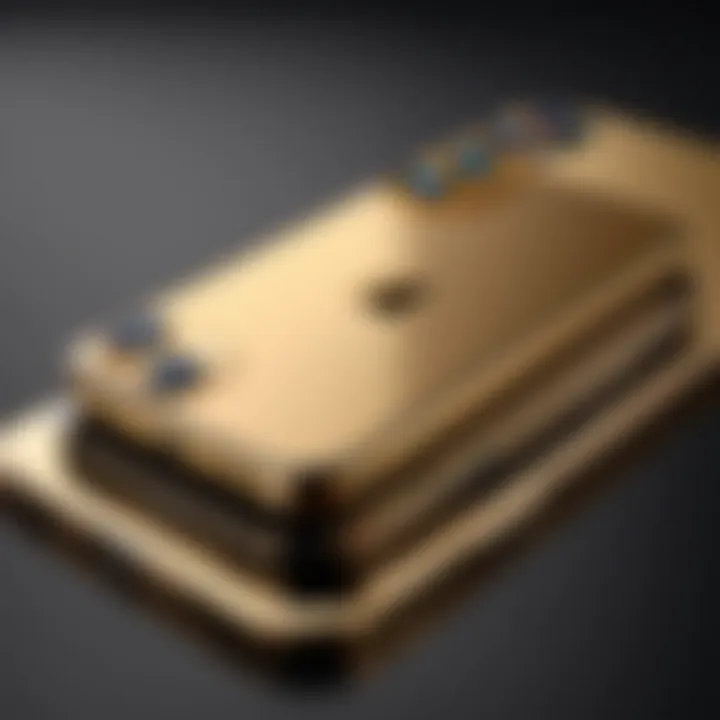 Luxurious Gold tone of iPhone 12 Pro Max