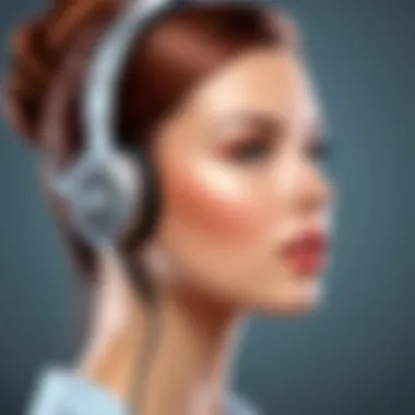 A visual representation of user accessibility features in voice alteration tools.