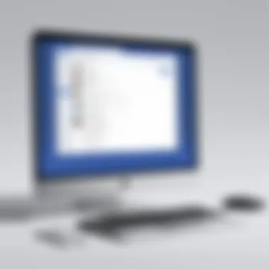 Facebook's Early Interface Visual representation of Facebook's early interface