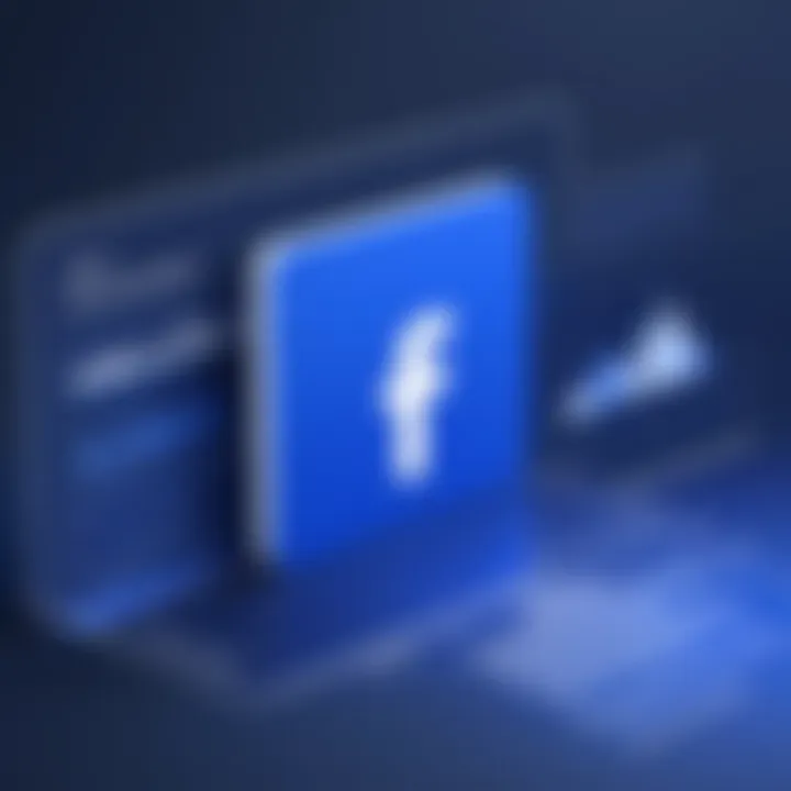 Graph illustrating user engagement growth on Facebook