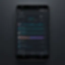 A user interface of a popular audio capture app showcasing its features.