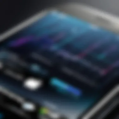 Market Trends and Technological Impact Graph depicting market trends and the latest iPhone's impact on the mobile technology landscape