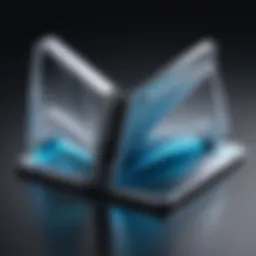 Elegant foldable design of the new Z Fold showcasing its unique form factor